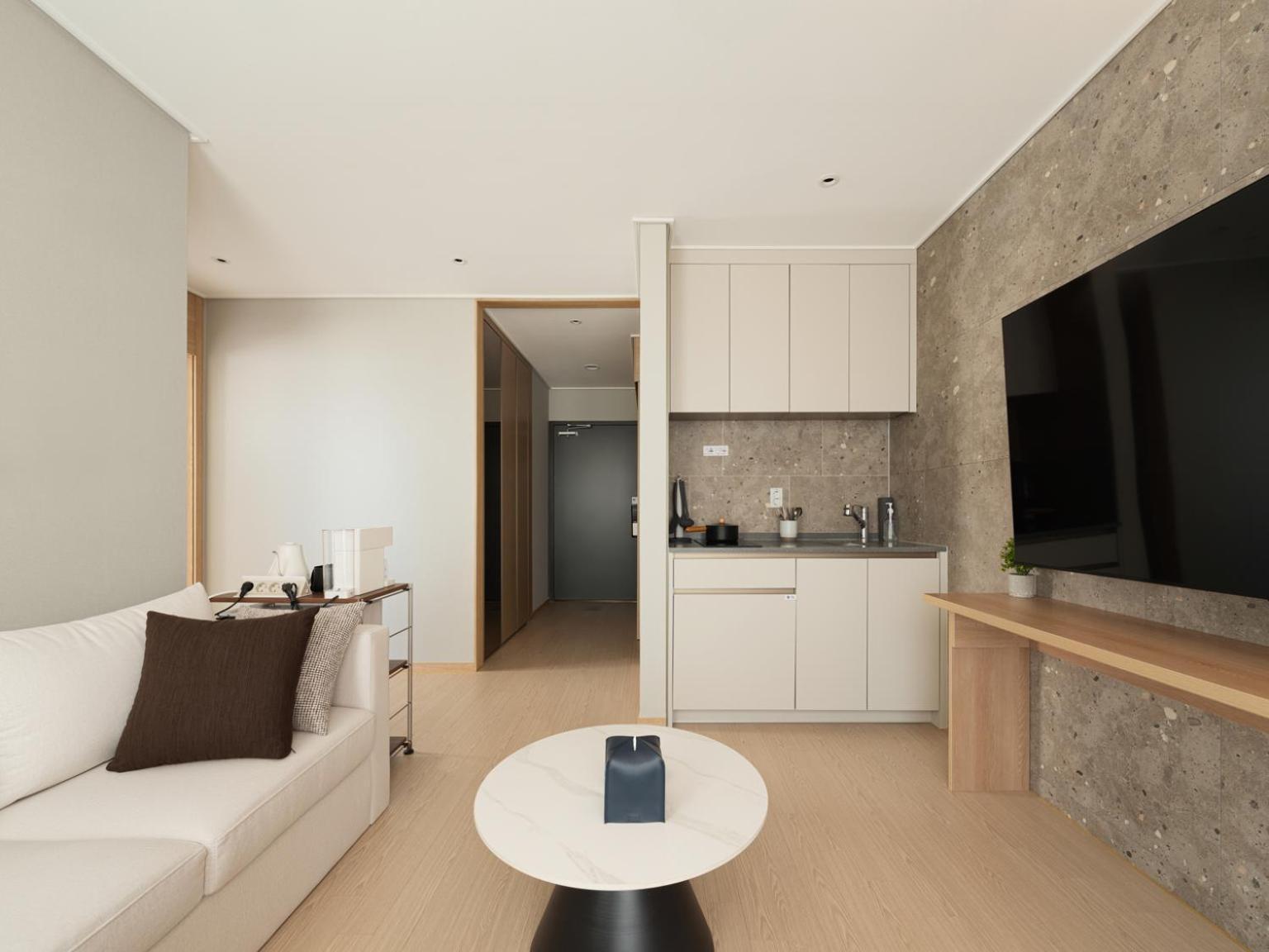 Le Collective Sokcho Beach Apartment Bagian luar foto